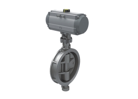 D673H氣動對夾硬密封蝶閥